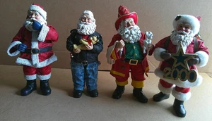 Konvolut Clothtique von Possible Dreams Weihnachtsmann Figuren 4er Set - Bild 1 von 24