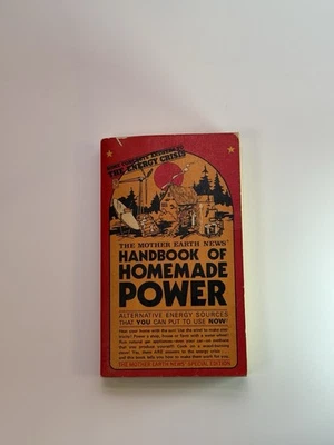 The Mother Earth News Handbook of Homemade Power 1978 Vintage Paperback - Image 1 of 3