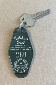 Holiday Inn Hotel Motel Keychain Fob & Key - Minneapolis, Minnesota (Room #260) - Picture 1 of 3