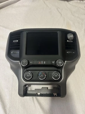 2019 - 2024 Dodge Ram 1500 Radio & Bezel OEM 8.4" Touch Display Screen - Image 1 of 4