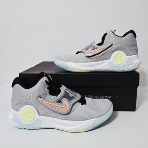 Nike KD Trey 5 Grey Volt Crimson Mens Size 10.5 - Picture 1 of 6