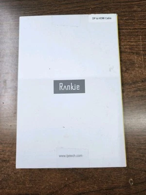 Rankie DisplayPort (DP) to HDMI Cable 4K 6ft R-1102-CB-VB/B13 - Image 1 of 2