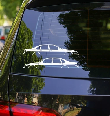 2x Car Silhouette Decal Stickers for Chevrolet Impala SS 7th Gen 1994-1996 - Image 1 of 3
