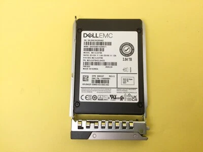 9N32F DELL 3.84TB SAS 24Gb/s Read Intensive 2.5" SSD 09N32F MZ-ILG3T80 - Image 1 of 3
