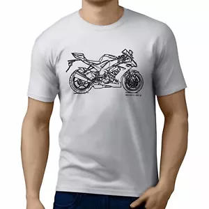 Camiseta para ventilador de motocicleta JL Illustration for A Kawasaki ZX10R 2009 - Imagen 1 de 24