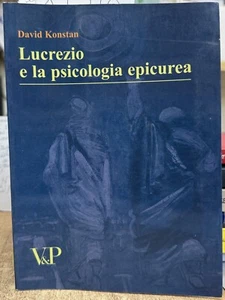 (Klassische Kultur) D. Konstan - LUCREZIO UND DIE EPIKUREISCHE PSYCHOLOGIE - I EDITION - Bild 1 von 1