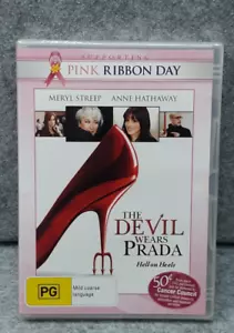 NEW: DEVIL WEARS PRADA Movie PINK RIBBON DAY DVD Region 4 PAL Free Fast Post - Picture 1 of 2