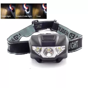 Mini Faro De Alta Potencia LED Pequeño Cabezal Lámpara Antorcha Batería AAA Para Campamento - Imagen 1 de 6