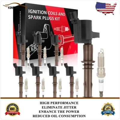 Bobinas de encendido y bujías para camioneta Ford F250 F350 Super Duty 5,4 L 2008-2010 Foto 1 de 4