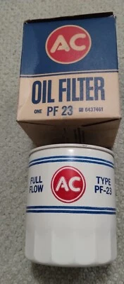 NOS GM AC PF 23 oil filter 1967 Pontiac GTO Firebird Grand Prix - Image 1 of 2