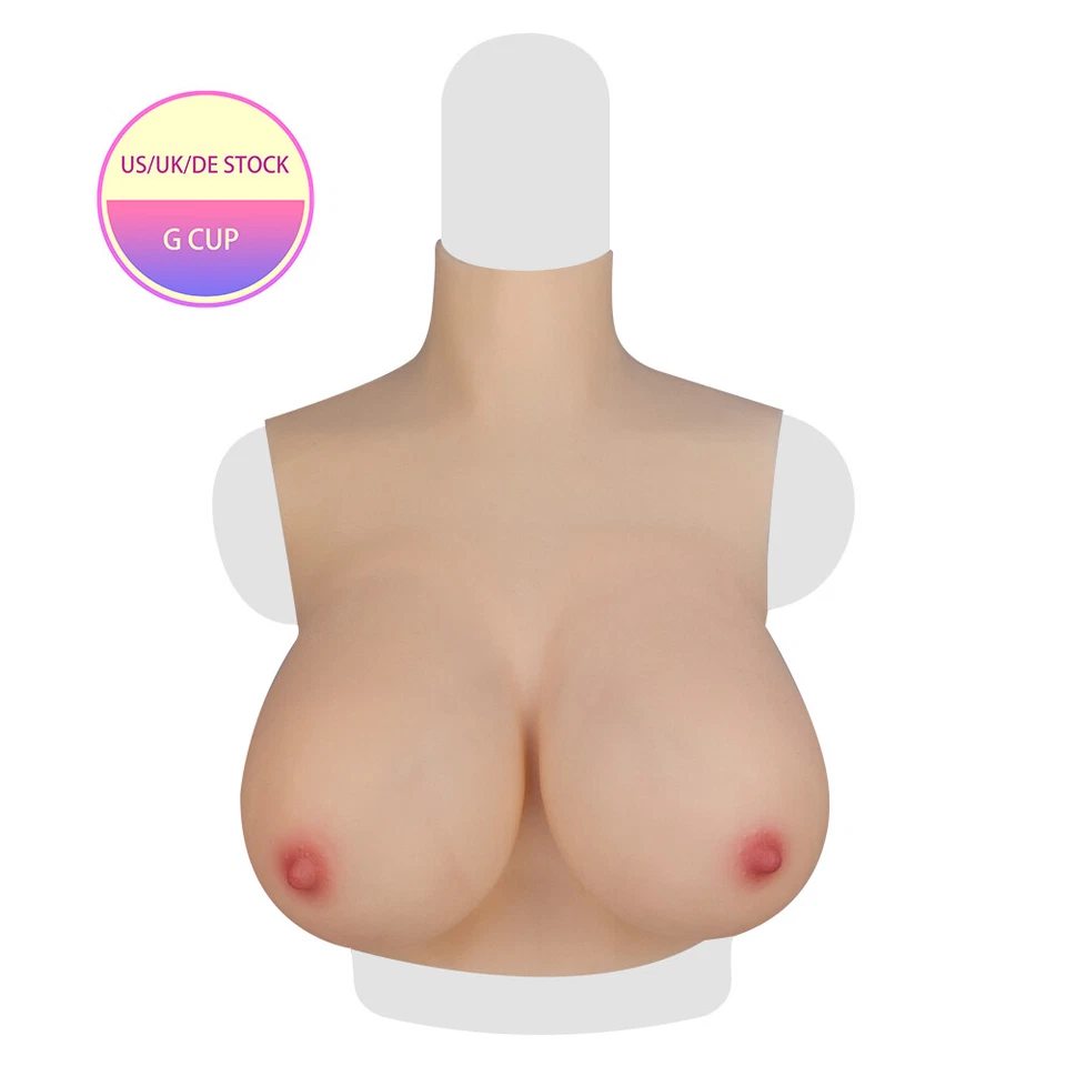 G/H/Z Cup Huge Boobs Silicone Breast Forms Crossdresser Drag Queen Breastplate - Image 1 of 4