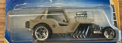 2009 Hot Wheels #27 New Models 27/42 CUSTOM '42 JEEP CJ-2A Tan Variant - Image 1 of 4