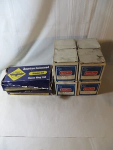 Vintage NOS SEALED POWER PISTONS & AMERICAN HAMMERED RINGS FOR STUDEBAKER AVANTI - Picture 1 of 5