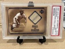 2001 upper deck HOF Cooperstown collection Lou Gehrig PSA 8