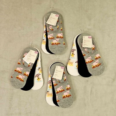 Xhilaration Rainy Barnyard Animals 12pk Calcetines Forros Mujeres Talla Única Empuñaduras en el Tacón Foto 1 de 4
