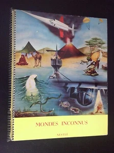 Superbe album chromos Mondes inconnus Nestlé Chocolats TBE - Picture 1 of 4