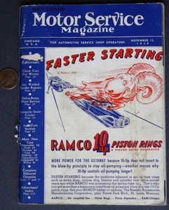 Revista Motor Service noviembre 1939 catálogo de automóviles excelentes anuncios Willys Studebaker---- - Imagen 1 de 1