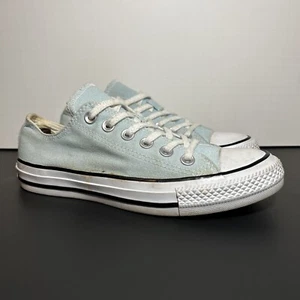 Womens Converse Chuck Taylor All Star Light Blue Low Top Canvas Shoes / Size 7 - Picture 1 of 10