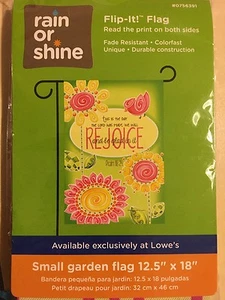 Regen oder Sonnenschein Flip-it Flagge # 0756391 "Freue dich" 12,5" x 18" - Bild 1 von 1
