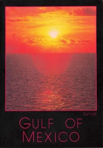 PC cromada Texas Gulf Coast Sunrise 4 x 6 vintage sin publicar - Imagen 1 de 2