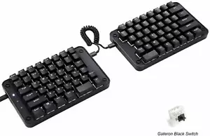 88 Tasten Mechanische Gaming Tastatur Weiß Hintergrundbeleuchtung mit OEM Gateron Black Switches - Bild 1 von 7
