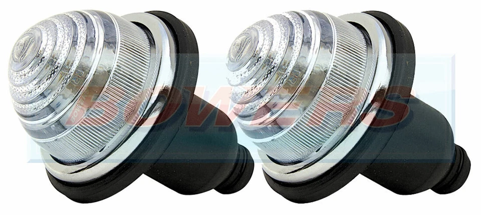 LUCAS L594 STYLE CLEAR SIDE/INDICATOR LIGHTS CLASSIC MINI LAND ROVER *GLASS LENS - Image 1 of 1