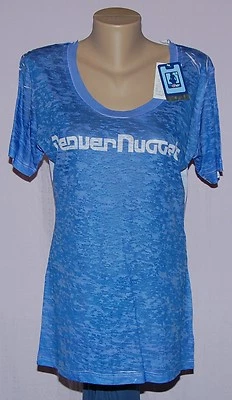 Denver Nuggets Womens Burnout T-Shirt - NBA Touch - Image 1 of 2