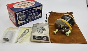 SHAKESPEARE PRESIDENT 1970 MODEL FC STAINLESS STEEL FISHING REEL - Picture 1 of 6
