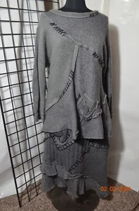 Women's Beaute' Ronde Paris Mohair Blend Skirt and Top Plus Size 2 (16-18) - Picture 1 of 11