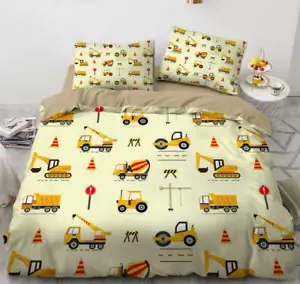 3D Kranbagger NAM91762 Bett Kissenbezüge Decke Bettdecke Abdeckung Set Fay - Bild 1 von 5