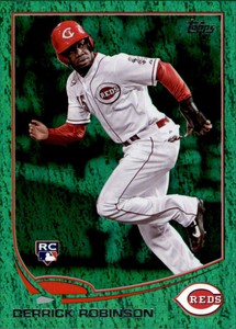 2013 Topps Update Emerald #US99 Derrick Robinson  Cincinnati Reds