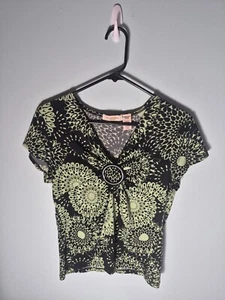 Vintage Top Damen Large Y2K Retro Fairycore Boho Hippie Whimsigoth Witchy - Bild 1 von 8