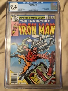 IRON MAN #118 1st JIM RHODES later WAR MACHINE 1979 CGC 9.4 NEWSTAND WP - Picture 1 of 4