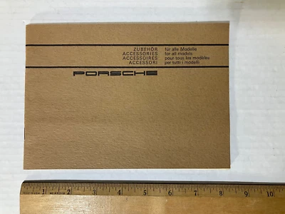 Porsche 1967-68 Accessories Catalog for all models Brochure Vintage - Image 1 of 4