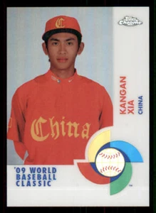 2009 Topps Chrome World Baseball Classic Refractors #W80 Kangan Xia /500 - Picture 1 of 2