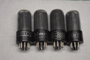 6V6GT RCA Rebrands Audio Receiver Power Vacuum Tubes Tested Four - Picture 1 of 5
