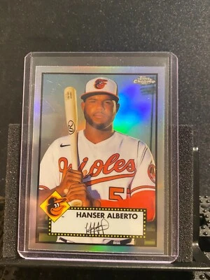 Hanser Alberto  2021 Topps Chrome Platinum - Refractor - Orioles-  #367 - Image 1 of 2