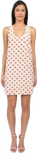 Joie New Moon Red Lips Kiss Print Peri D S/L Seide Racerback Kleid $ 258 Neu mit Etikett XS - Bild 1 von 1