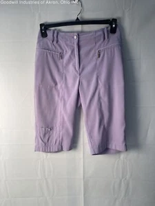 Gently Loved Women's DKNY Lavender Golf Capris, Sz. 4 - Picture 1 of 3