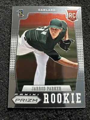 Tarjeta de novato de béisbol Jarrod Parker #154 2012 Panini Prizm cantidad Oakland Athletics Foto 1 de 3