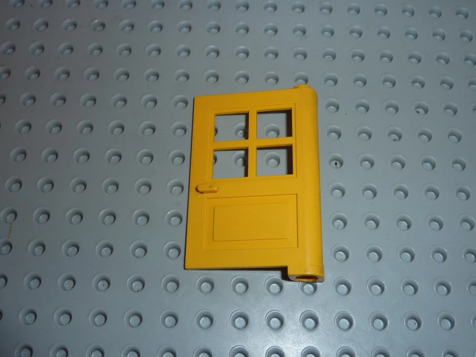 Porte LEGO Yellow door Réf 3861 Set 588/381/6372/6363/6552/540/547/3760/1194/510 - Photo 1/1