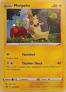 JCC Pokémon Morpeko Espada y Escudo SWSH031 Holo Promo Promo - Imagen 1 de 4