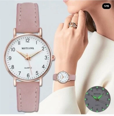 Diamond-studded Luminous MIRetro  Luxury Watches For Women and Female - Image 1 of 4