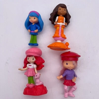 Lote de 4 Figuras Juguetes McDonald's Happy Meal Fresa Shortcake Juguetes K Foto 1 de 4
