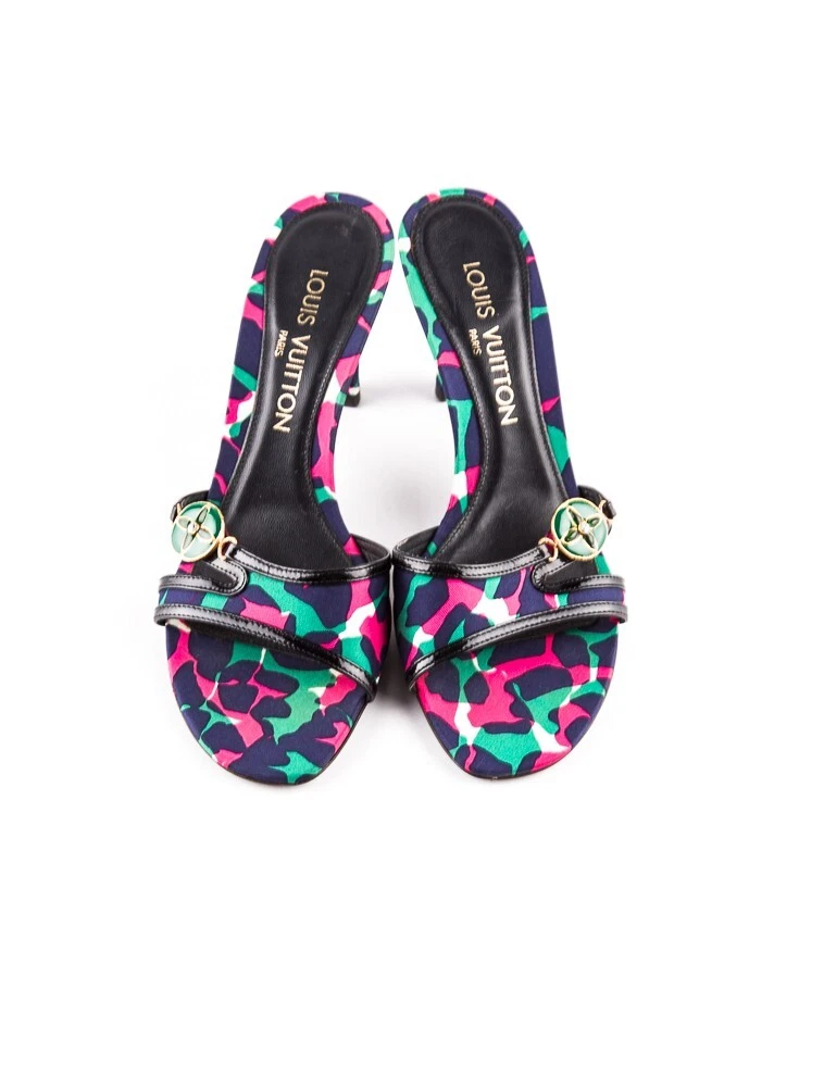 靴 Louis Vuitton Multicolor Sandals 35 Louis Vuitton Women's Flip Flop Upper Leather Sandals for sale | eBay