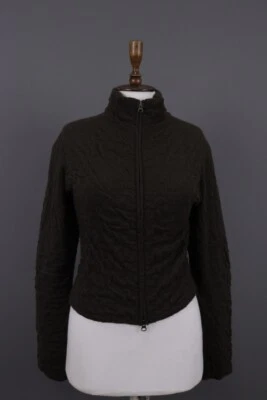 Sarah Pacini Full Zip Merino Wool Baby Alpaca Jacket One Size - Image 1 of 4