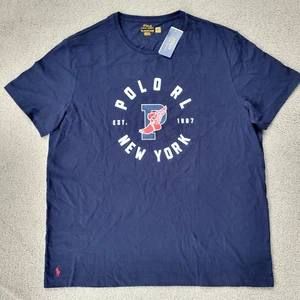 Polo Ralph Lauren Mens P-WING New York 1967 Navy SS T-Shirt XXL/ 2XL Tee New - Picture 1 of 10
