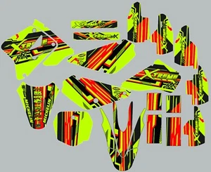 Graphic kit for Suzuki RM85 RM 85 2002-2019 decals stickers Red Highlighter - Foto 1 di 1