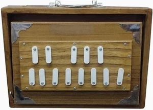 SHRUTI BOX SURPETI 432 Hz SPEZIELL FÜR BHAJAN KIRTAN YOGA ENTWICKELT. MASSIVER TEAK - Bild 1 von 4