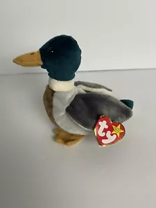 Ty Beanie Baby Jake The Mallard Drake Duck, 1997 Multiple Error - Picture 1 of 12